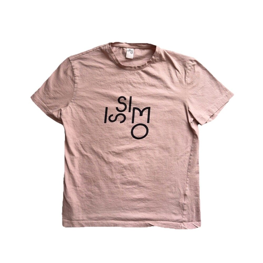 ISSIMO Pink Logo T-Shirt Size Medium Size Large